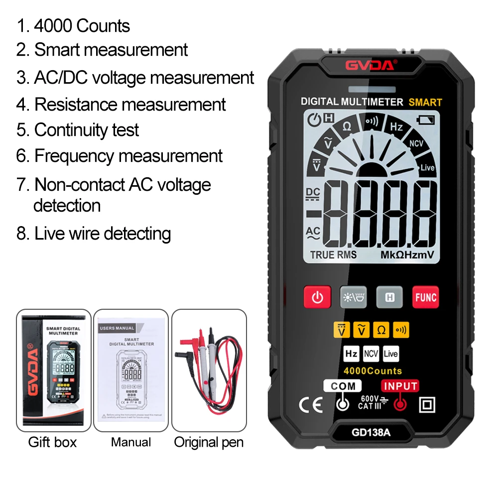 Digital multimter true rms