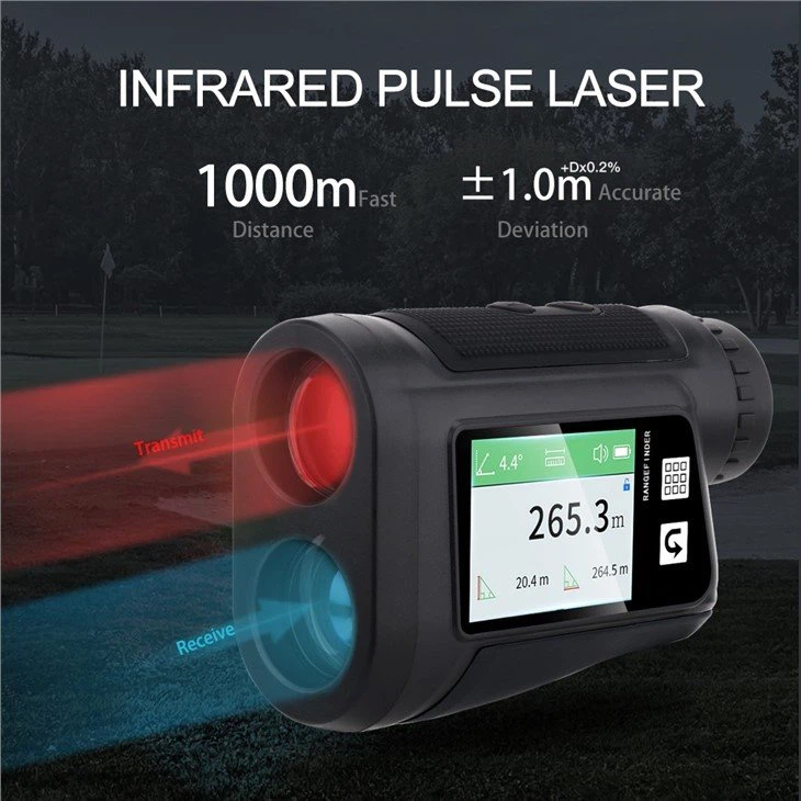 2. laser rangefinder for golf