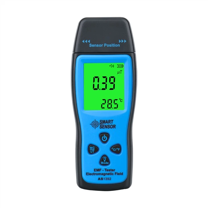 Elektromagnētiskā starojuma detektora LCD signalizācija
